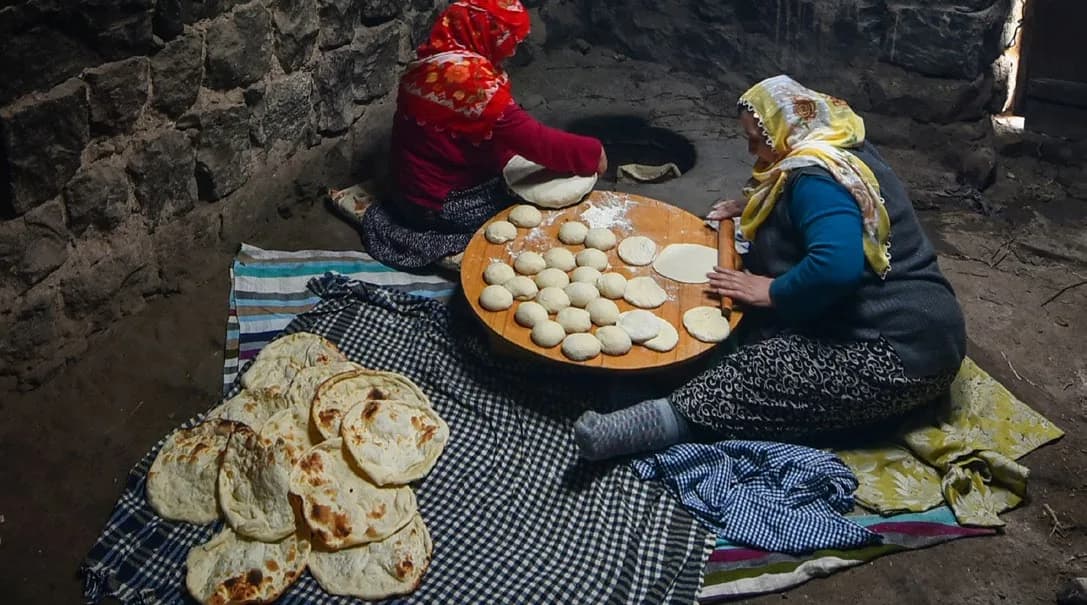 Sacın başında